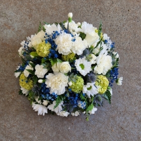 Blue and White Posy