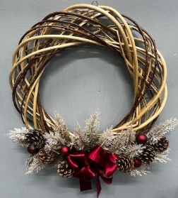 Artificial Wicker Wreath design 2