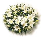 Wreath of Lilies ... Choice of Colour